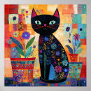 Suche nach schwarze katze poster Lustig