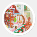 Recherche de gingerbread autocollants Maison de pain d'épices