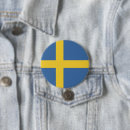 Recherche de la suède badges Bleu