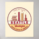 Suche nach seattle skyline poster Souvenir
