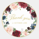 Recherche de burgundy floral autocollants Aquarelle