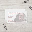 Recherche de semi remorque cartes visite Conducteur de camion