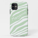 Recherche de zèbre vert iphone coques Girly
