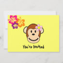 Recherche de singe invitations Fleurs