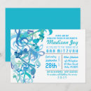 Recherche de torah invitations Bleu
