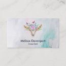 Recherche de hippie chic cartes visite Aquarelle