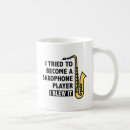 Recherche de saxophone drôle tasses Instrument