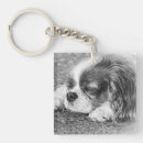Recherche de cavalier porteclés Noir et blanc