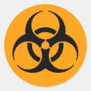 Recherche de risque biologique autocollants Symbole