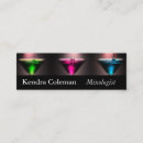 Recherche de bartender cartes visite Alcool