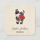 Suche nach niedlicher panda visitenkarten Blume