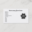 Recherche de refuges cartes visite Chats