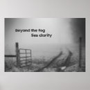 Suche nach klarheit poster Nebel