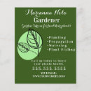 Recherche de jardinier prospectus Aménagement paysager