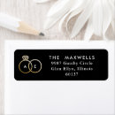 Recherche de anneau mariage autocollants Noir et blanc