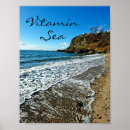 Recherche de vague bleue posters Sable