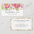 Recherche de couleur rose cartes visite Maquilleur