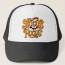 Recherche de sorcières casquettes Typographie