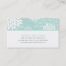 Recherche de motif botanique cartes visite Girly