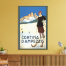 Recherche de vintage ski art Italie