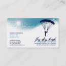 Recherche de parachutisme cartes visite Pilote