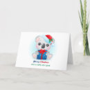 Recherche de koala noël cartes postales Vert