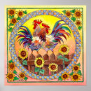 Recherche de rooster painting posters Fleurs