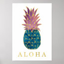 Suche nach goldene ananas poster Modern