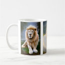 Recherche de lion blanc tasses Majestueux