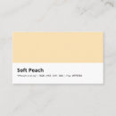 Recherche de couleur pêche cartes visite Simple