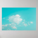 Suche nach wolken himmel poster Blau