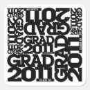 Recherche de 2011 autocollants Obtention du diplôme
