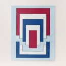 Recherche de blanc et bleu rouges puzzles Patriotique