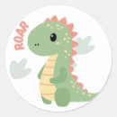 Recherche de dinos autocollants Rugir