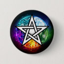 Recherche de pentagramme badges Sorcière