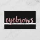 Recherche de sourcils cartes visite Moderne