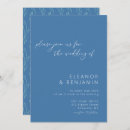 Recherche de blue floral mariage invitations Boho