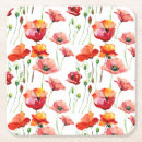 Suche nach roter mohnblumen untersetzer Muster