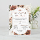 Recherche de quincenera invitations Floral