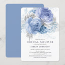Recherche de bleu et argent invitations Fleurs