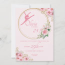 Suche nach rosa ballerina einladungen Blume