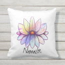 Recherche de fleur de lotus coussins Yoga