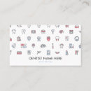 Recherche de assistant de médecin cartes visite Dent