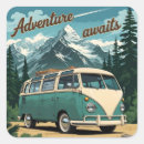 Recherche de camper van autocollants L'aventure vous attend