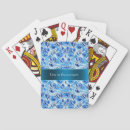 Recherche de paon jeux de cartes Bleu