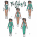Recherche de cheveux naturels autocollants Afro américain