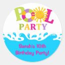 Recherche de bord autocollants Fête d'anniversaire