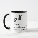 Suche nach golf spaß tassen Schwarz weiß