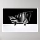 Suche nach zebrastreifen poster Schwarz