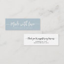 Suche nach elegante mini visitenkarten Mit liebe